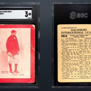 Legendary Babe Ruth Card Set to Break Records at Auction