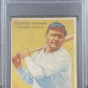 The Iconic 1933 Goudey Babe Ruth Card: A Vintage Gem