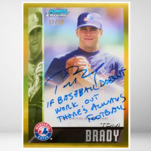 Tom Brady Makes Surprise Appearance in Topps’ 2023 Baseball Collection