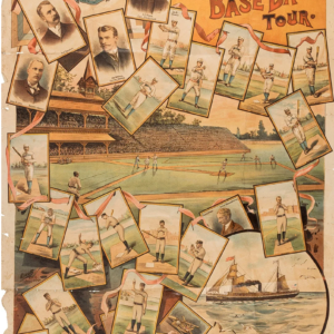 Rare 1888-89 Baseball Tour Poster Goes Up for Auction