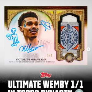 Topps Unveils Victor Wembanyama Autographs in Dynasty Baseball