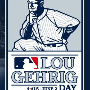 MLB Auctions Unique Lou Gehrig Day Cards for ALS Research