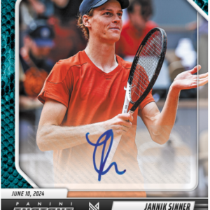 Jannik Sinner’s Panini Instant Trading Card Journey