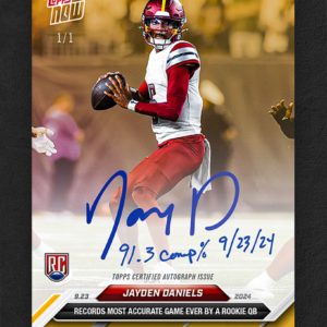 Topps NOW Presents Exclusive Jayden Daniels Rookie Card