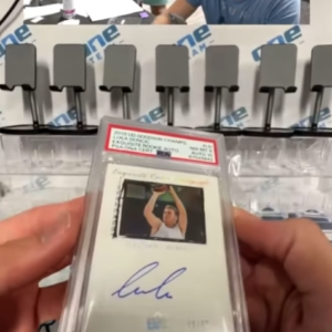 Luka Doncic Exquisite Autographed Rookie Unveiled in Galaxy Rip Pack Gold!