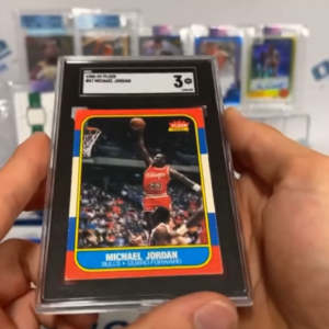 Rare 1986 Fleer Michael Jordan Rookie Card Emerges from Galaxy Rip Pack Gold!