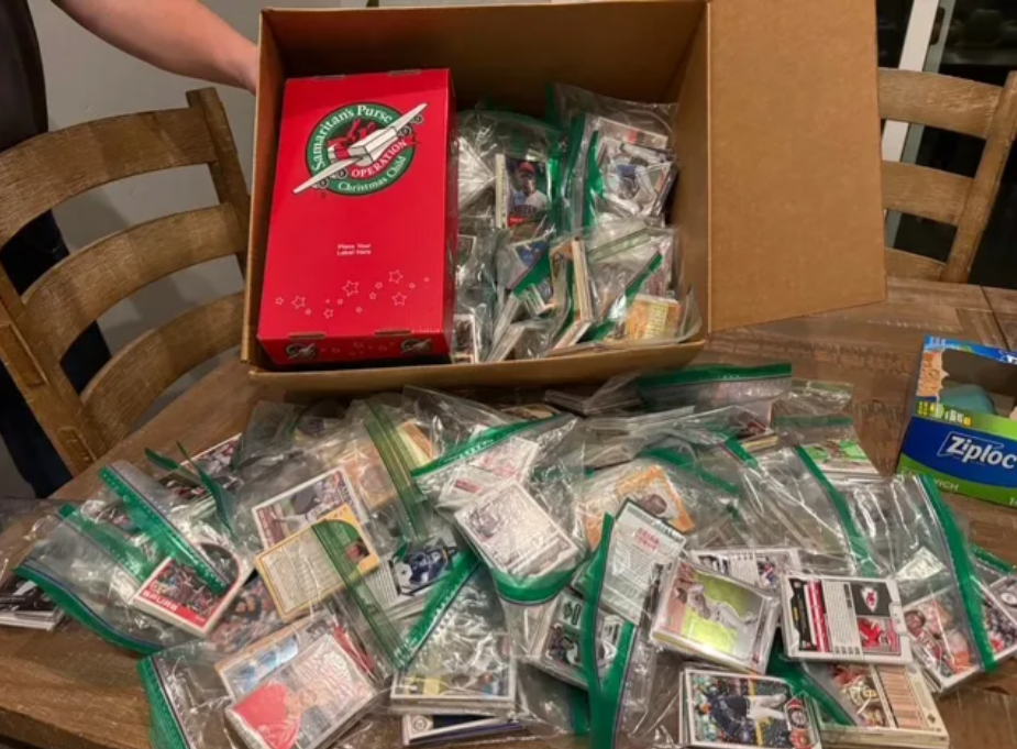 Spreading Joy with Baseball Cards