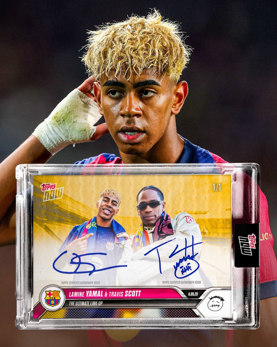 Music Meets Sport in Travis Scott & Lamine Yamal’s Card Fusion