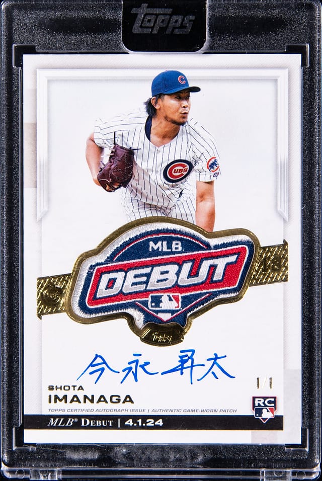 Shota Imanaga’s Rookie Card Sparks Excitement, Sells for $82K