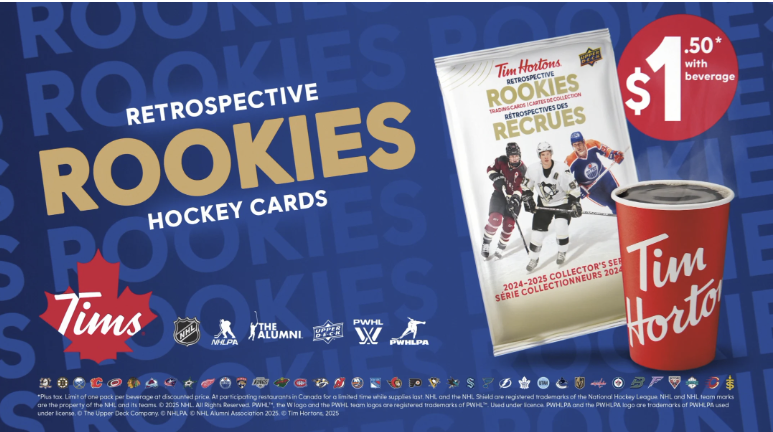 Tim Hortons Unveils New Hockey Card Set with Upper Deck