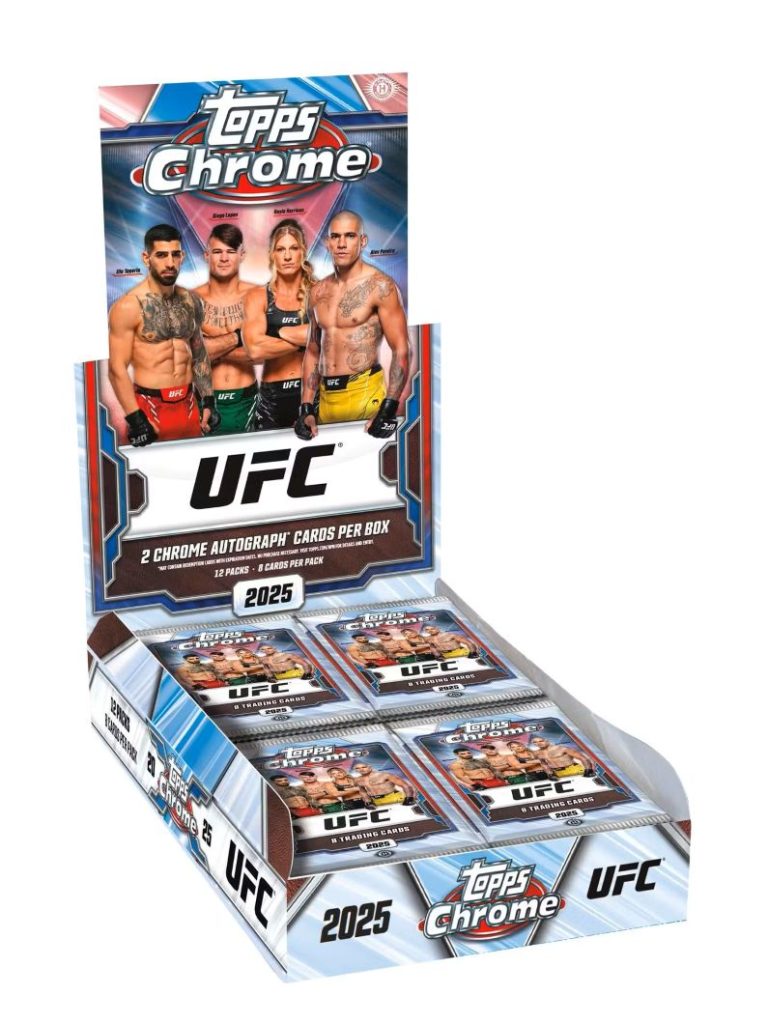 2025 Topps Chrome UFC Returns with Dazzling Card Drops
