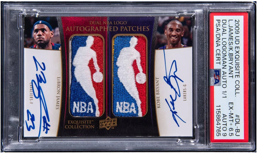 LeBron & Kobe Dual Logoman Card Stuns with $1.16M Auction Sale