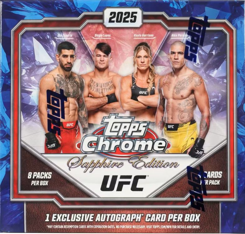 2025 Topps Chrome UFC: Collecting Shines Brighter with Sapphire