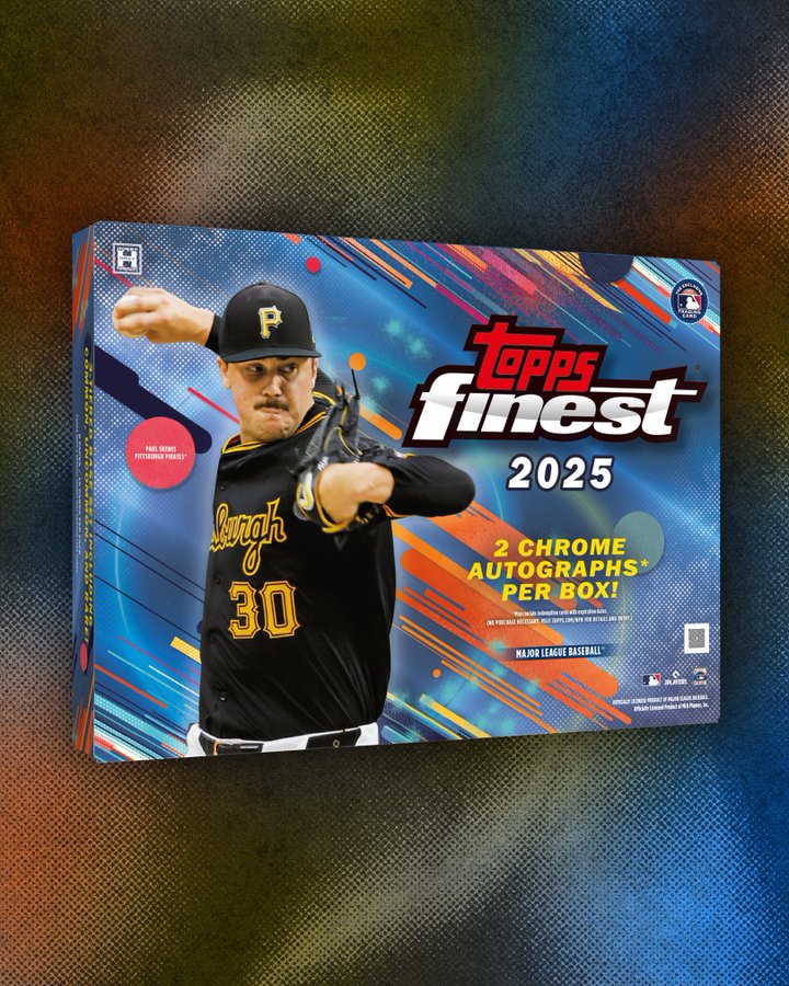 Paul Skenes Shines on 2025 Topps Finest Baseball Cover