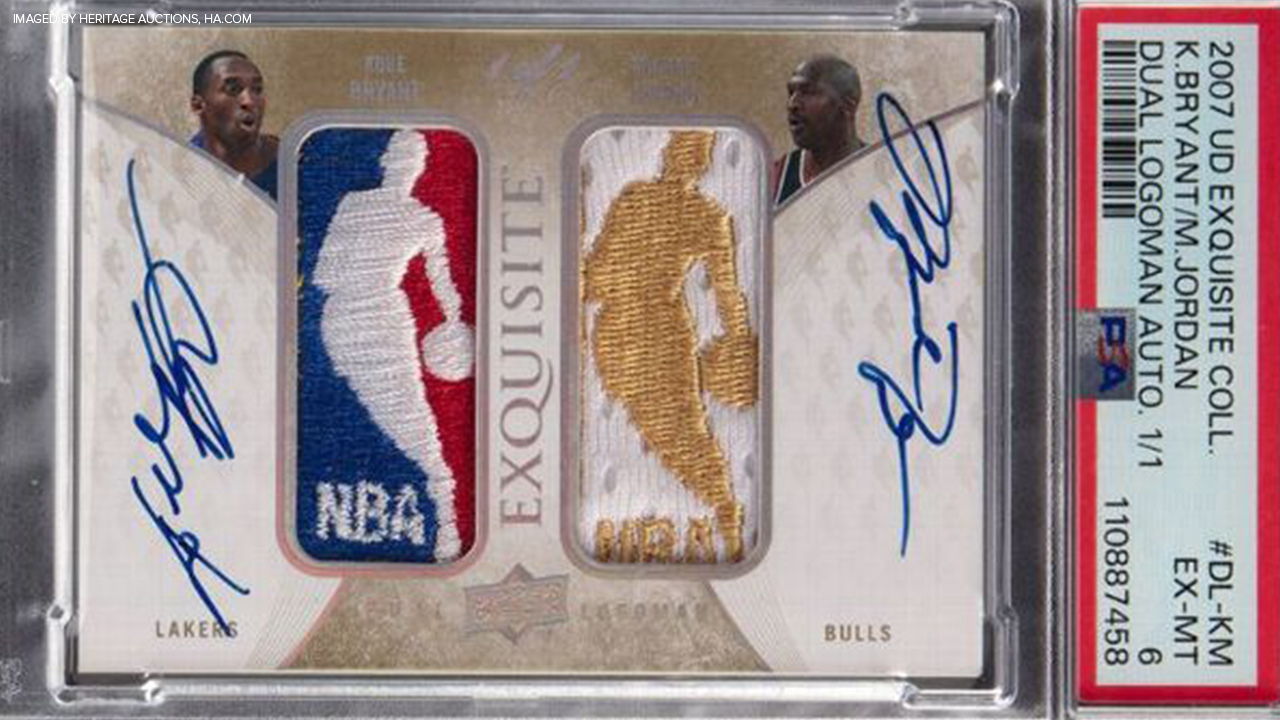 Record-Breaking Card Featuring Legends Michael Jordan and Kobe Bryant