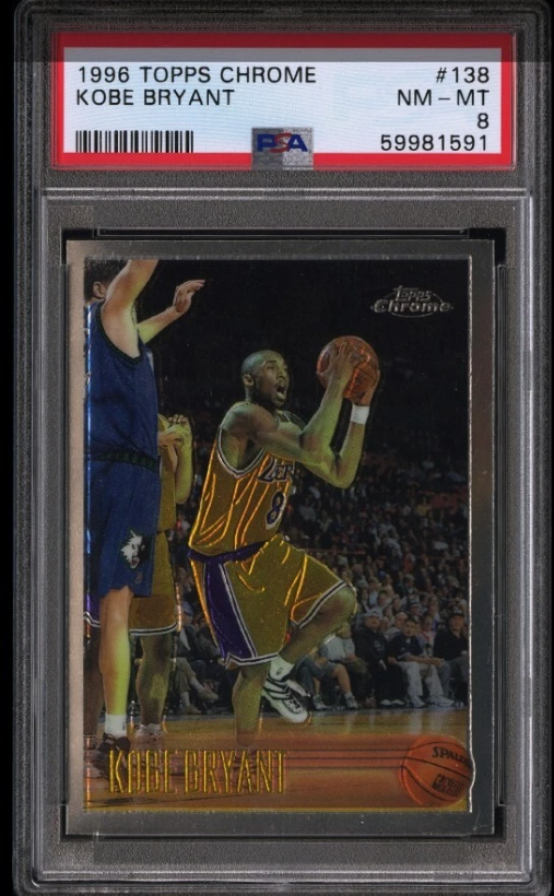 The Legacy of the 1996 Topps Chrome Kobe Bryant Rookie Card