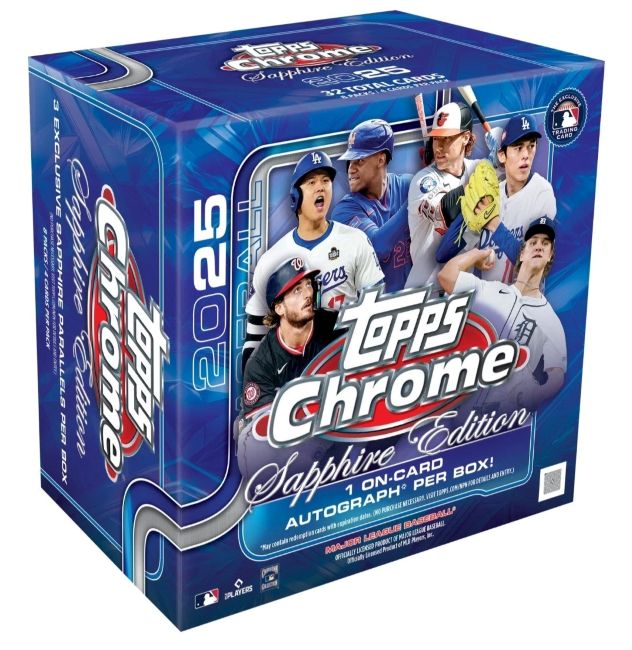 Sapphire Returns in 2025 Topps Chrome Baseball with Elite Treats