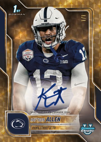Bowman Chrome University Football 2025: A Collector’s Playbook