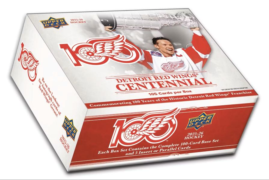 Upper Deck Releases Red Wings Centennial Box Set Honoring 100 Years