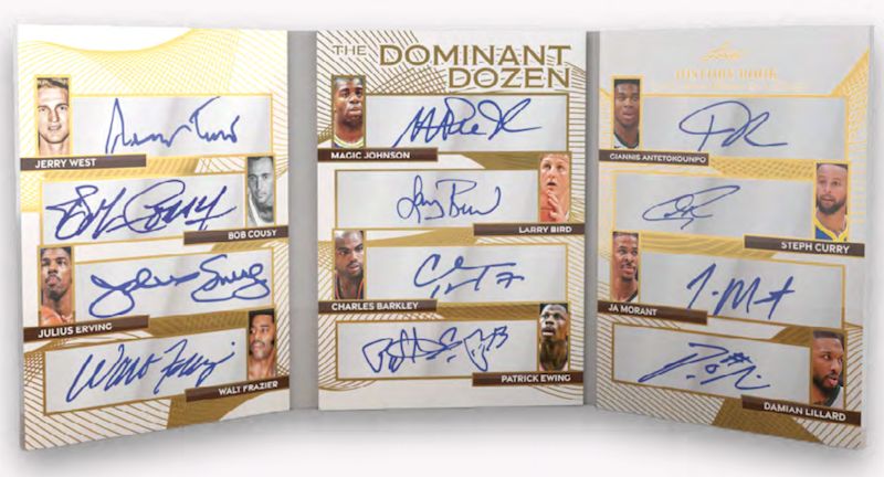 2025 Leaf History Book Unveils Cardboard Masterpieces of Sports Icons